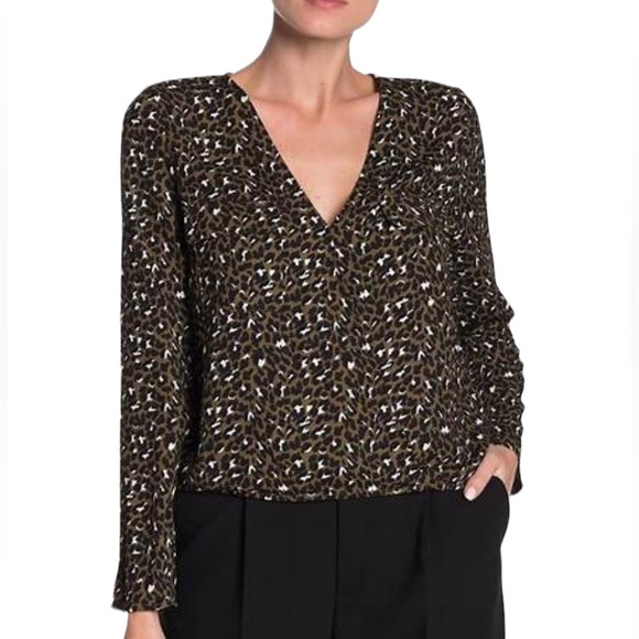 Abound Tops - Abound Leopard Print Blouse